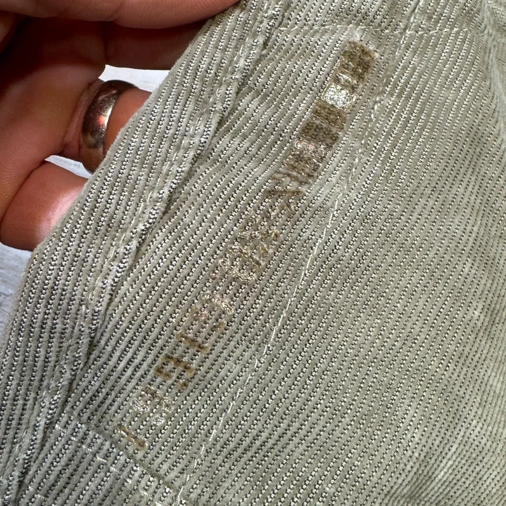 VTG The North Face Corduroy Button Fly Beige Pants Sz 38 Style# AABT Outdoor